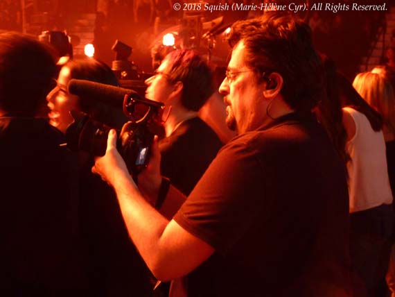 David Bergman au spectacle de Bon Jovi à Montréal, Québec, Canada (17 mai 2018)